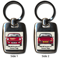 Porsche 911 Carrera Targa 1984-89 Keyring 5